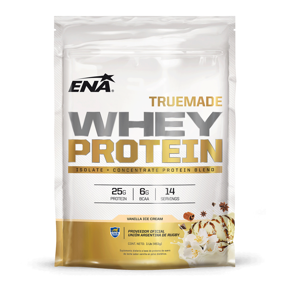 Preteína Whey Ena Truemade.
1 LB (453g) Doypack